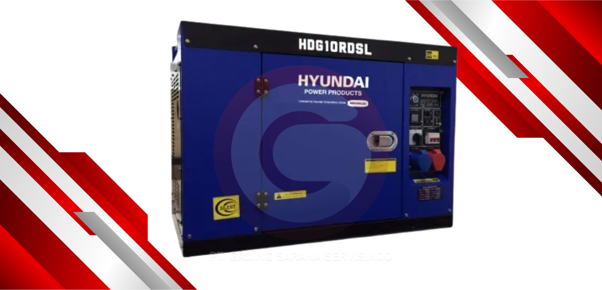 HYUNDAI SILENT DIESEL GENERATOR 10KVA HDG 10R-DLS