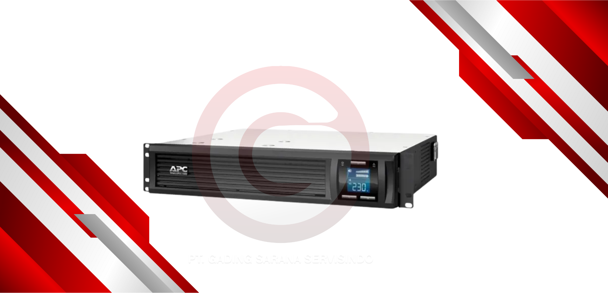 APC SMART-UPS C 3000VA2100WATT - SMC3000RMI2U + RAILKIT