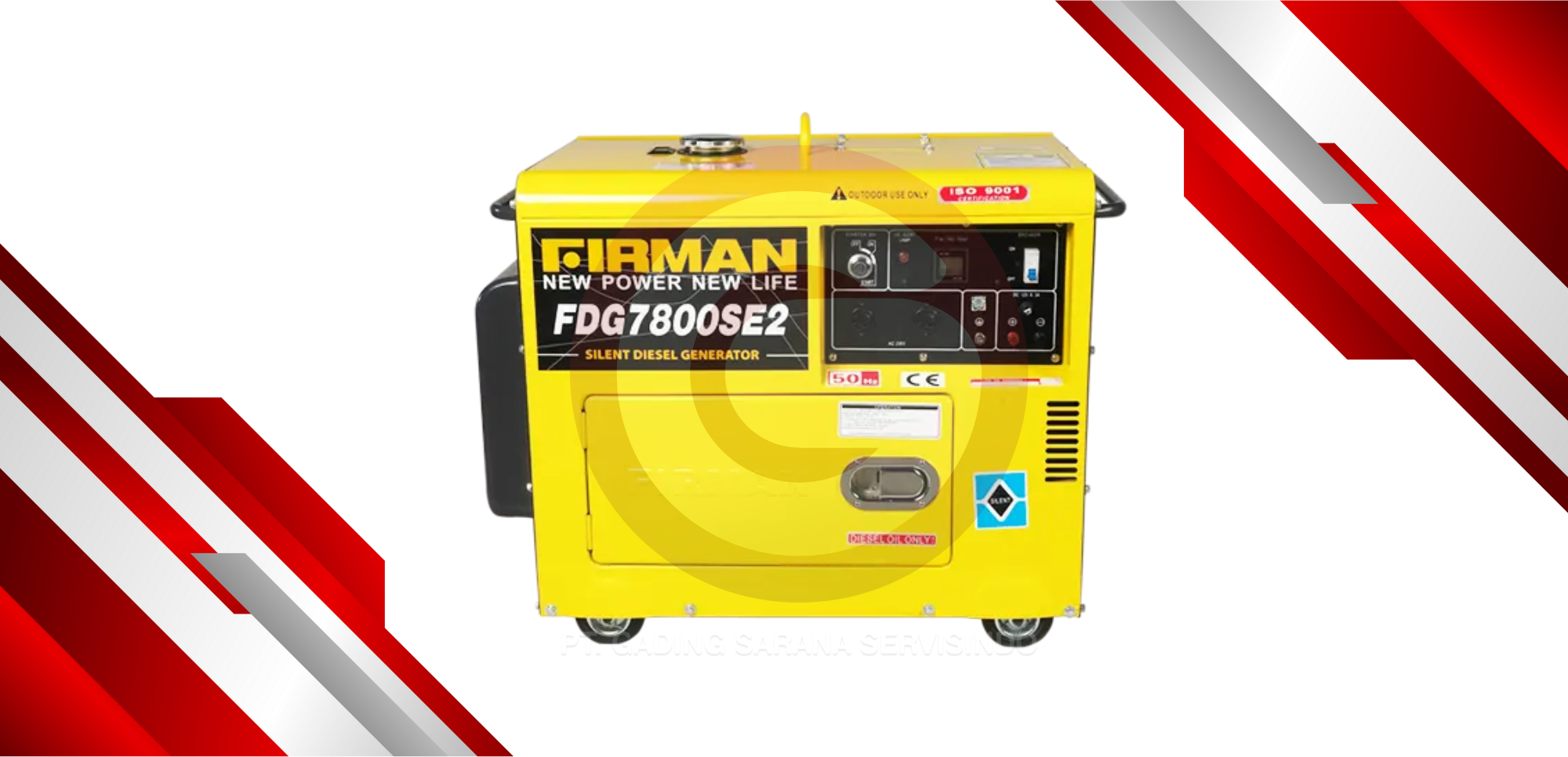 FIRMAN SILENT DIESEL GENERATOR - FDG7800SE2