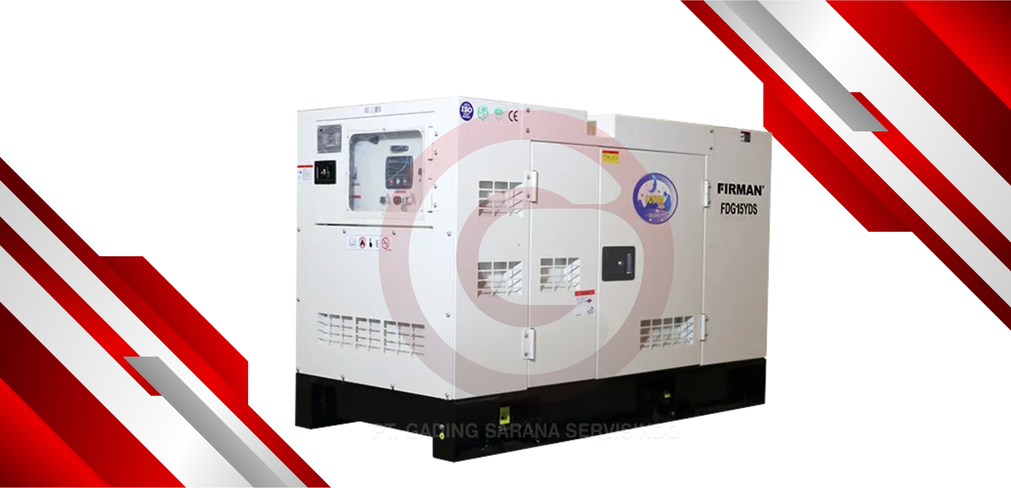 FIRMAN SILENT DIESEL GENERATOR - FDG15YDS FI 3 PHASE
