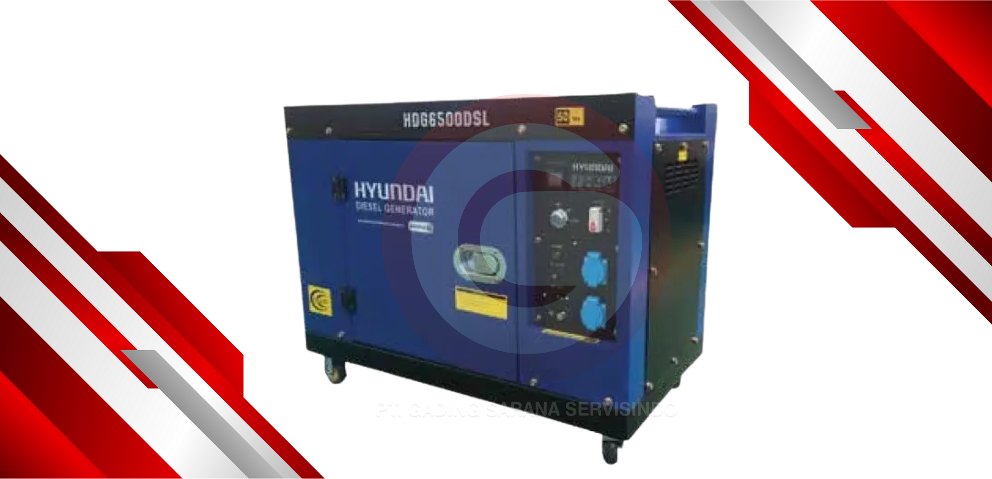 HYUNDAI SILENT DIESEL GENERATOR 5KVA HDG 6500DSL