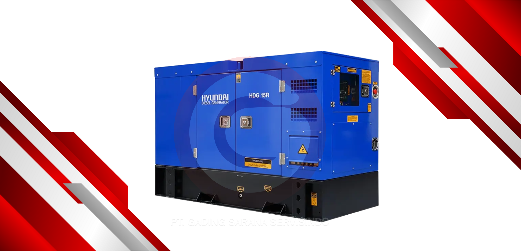 HYUNDAI SILENT DIESEL GENERATOR 50KVA HDG 50K
