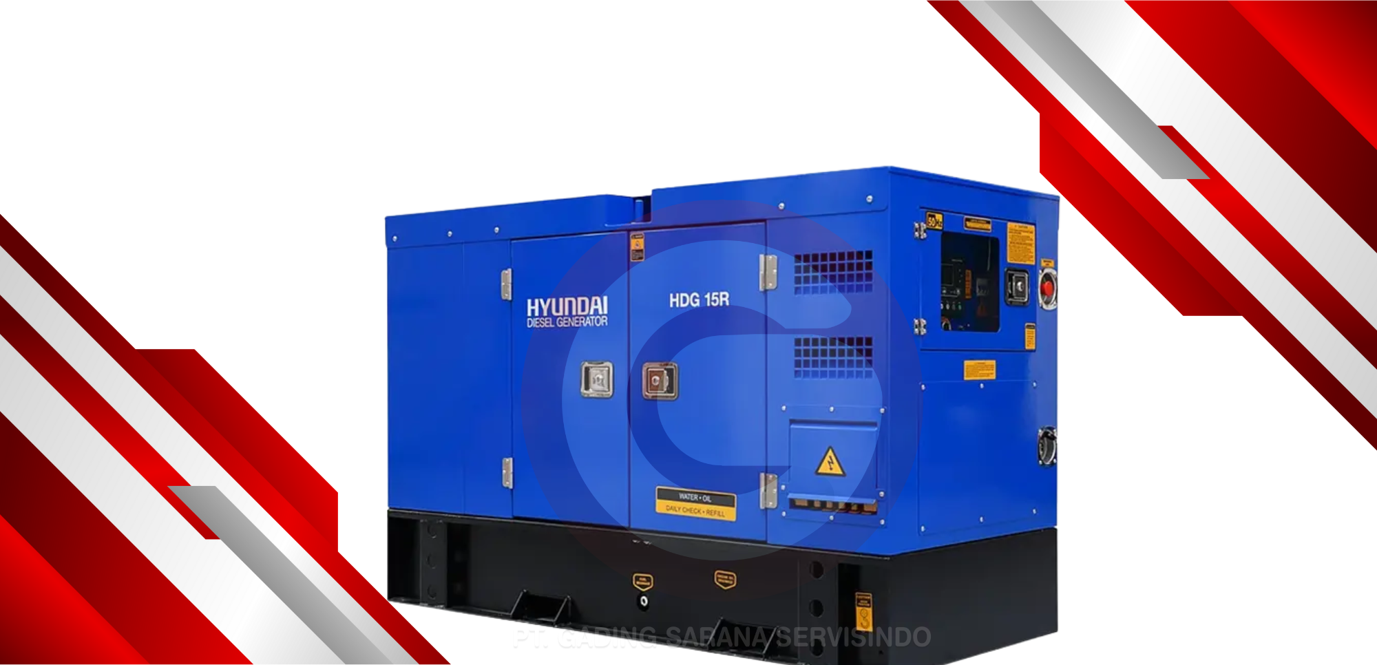 HYUNDAI SILENT DIESEL GENERATOR 30KVA HDG 30R