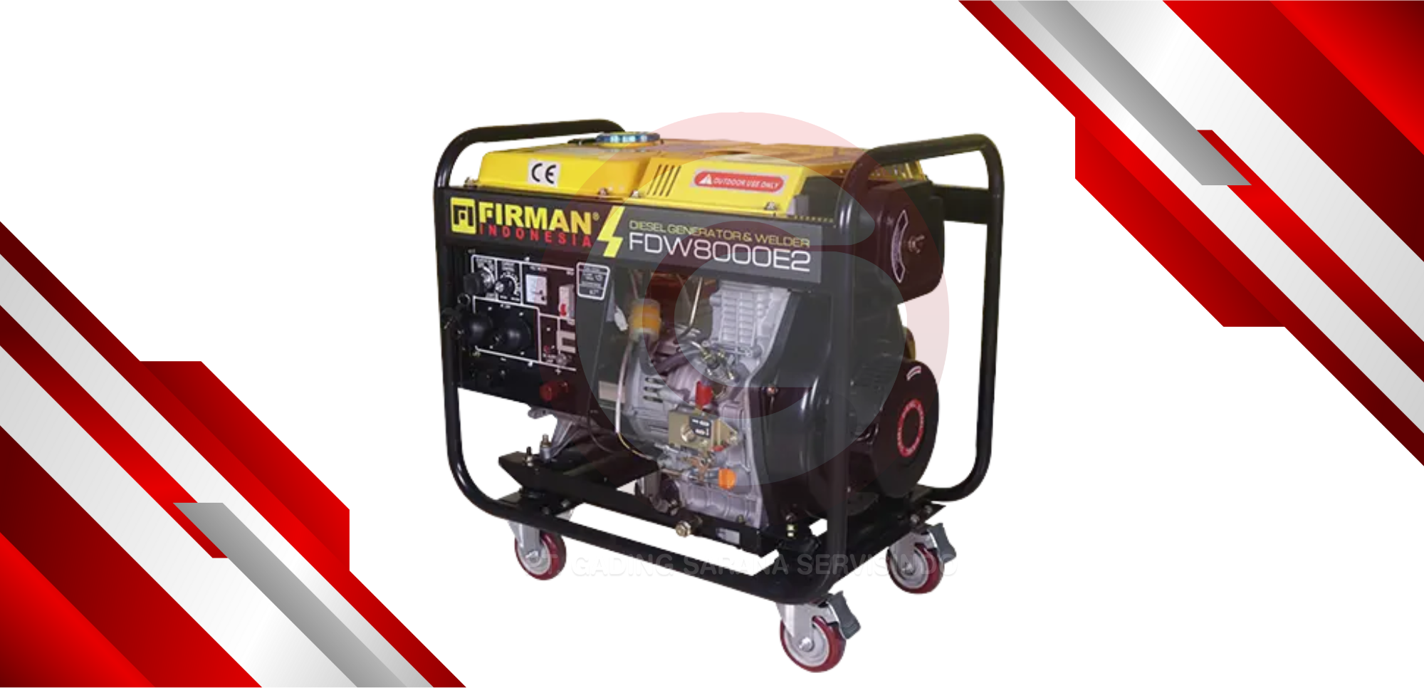 FIRMAN WELDER DIESEL GENERATOR - FDW8000E2