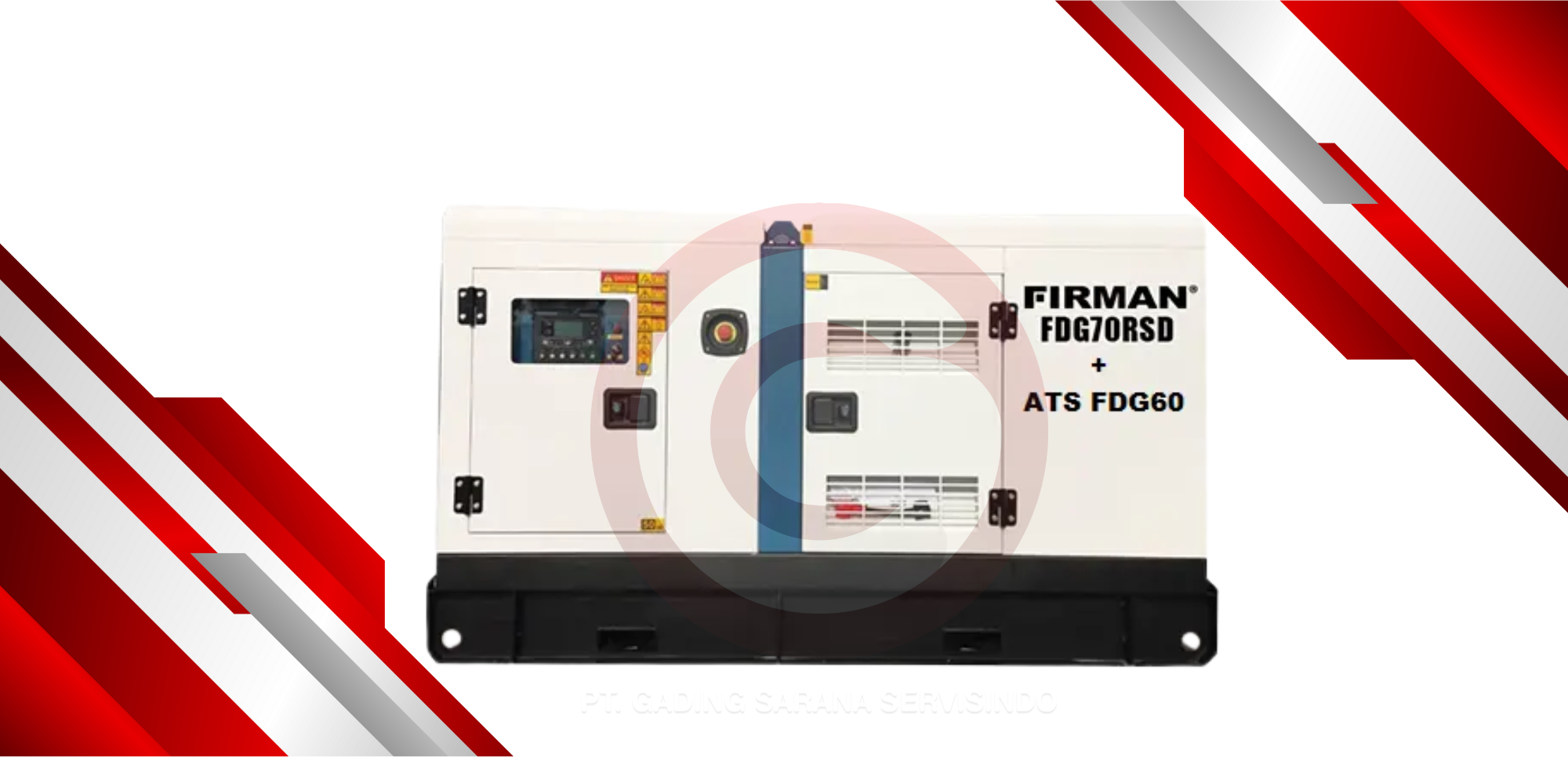 FIRMAN SILENT DIESEL GENERATOR - FDG70RSD + ATS FDG60